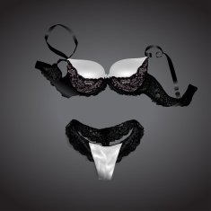 Black and white female sexy lingerie Vector illustration