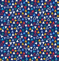 Geometric seamless pattern with triangles Abstract multicolor background