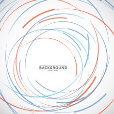 Vector abstract color line and circle background N15