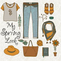 Original vector set - My spring look