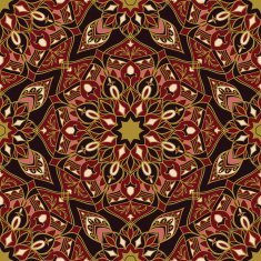 Stylized dark African ornament