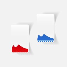 realistic design element sneakers N69