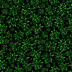 Flower Leaves Pattern Background Vector Illustration N2