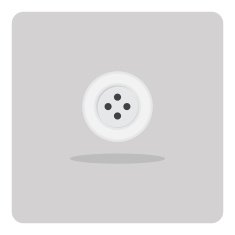 Vector of flat icon sewing buttons