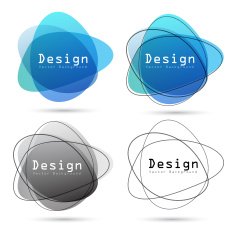 Abstract logo design element
