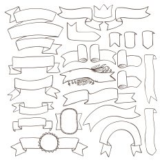 tape set of labels