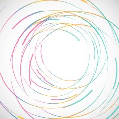 Vector abstract color line and circle background N16