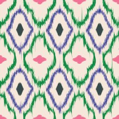 Ikat seamless pattern design N17