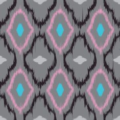 Ikat seamless pattern design N18