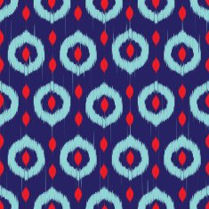 Vector seamless ikat pattern N28