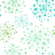 Seamless decorative pattern with flowers N3