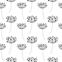 Seamless decorative pattern with flowers N4