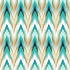 Vector seamless ikat ethnic pattern N23