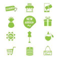 Shopping commercial icon N3