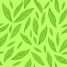 seamless pattern with green leaves N6