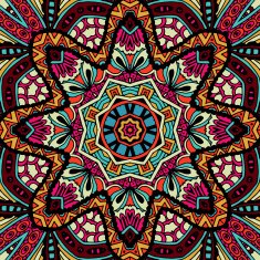 Abstract geometric fashion tribal ethnic seamless pattern ornamental