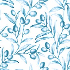 Seamless olive bunch fabric N6