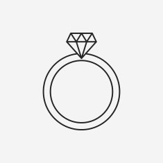 diamond ring line icon N26