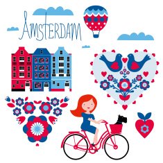 Amsterdam Clip Art N2