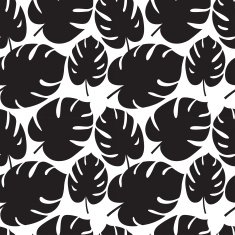 Beautiful seamless tropical jungle floral graphic backg N3