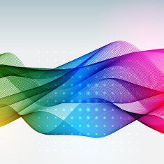 abstract colorful waves background N29