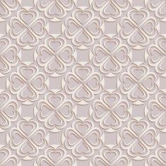 Floral seamless wallpapers in the style of Baroque Can be N17