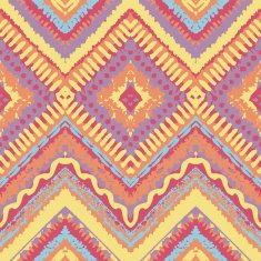 Hand drawn painted seamless pattern Vector illustration N34
