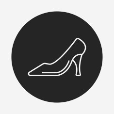 High-heeled shoes line icon N5