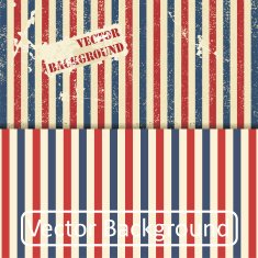 Vintage design template with stripes N2