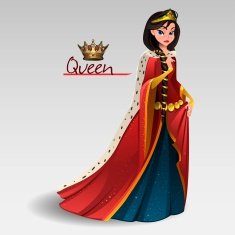 Queen in red free image download