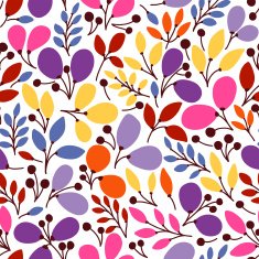 Seamless pattern with leaves N41