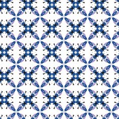 Seamless geometric floral pattern N41