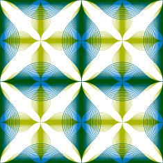 Abstract vintage seamless geometric ornamental background