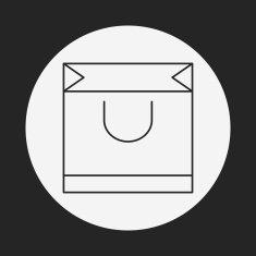 shopping bag line icon N25