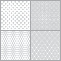 Monochrome seamless pattern N34