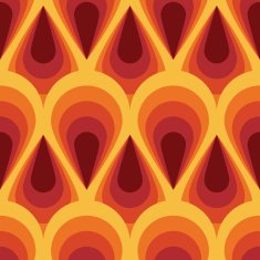 Seamless geometric vintage wallpaper vector illustration N10