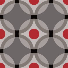 Seamless geometric vintage wallpaper vector illustration N11