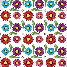 Flowered texture