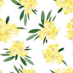 Watercolor flower pattern N96