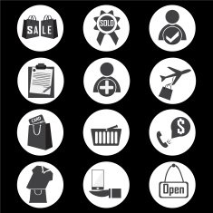 Shopping icon illustration N2