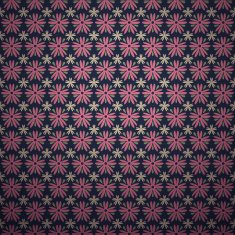 Classical dark pink ditsy floral seamless background