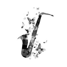 Elegant saxophone design