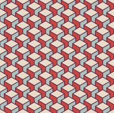 Isometric 3d retro cube pattern background