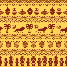 African Tribal Pattern Ethnic ornament N25