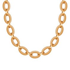 Chunky chain golden metallic necklace or bracelet N4