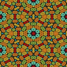 Background tile with small floral patterns