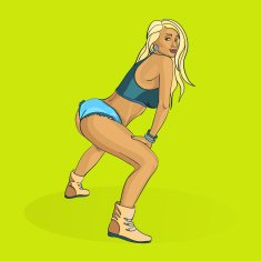 girl dance Twerking N2