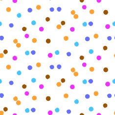 Ditsy vector polka dot pattern N6