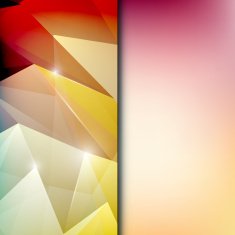 Abstract geometric polygonal shiny background N4