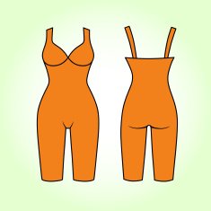 Woman outlined slimming underwear N3